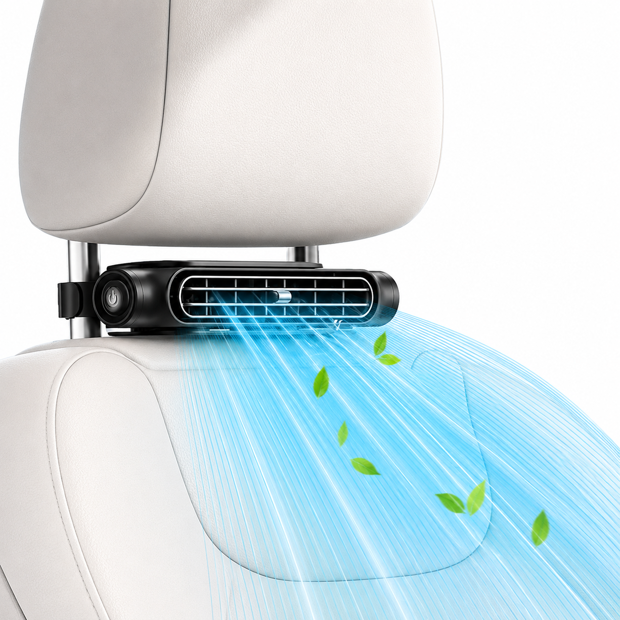 Duel Turbo Car Seat Fan