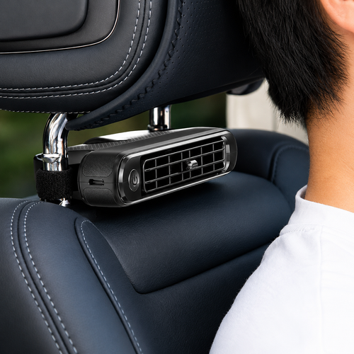 Duel Turbo Car Seat Fan